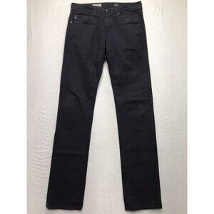 ADRIANO GOLDSCHMIED Matchbox Jean Men 30x34 Black Slim Straight Stretch USA